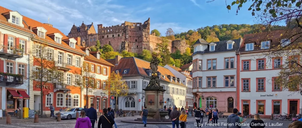 Heidelberg Schloss Wahrzeichen Städtereisen Urlaub in Deutschland