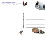 Postkarten Rückseite Entwürfe Beispiele Vorlagen Referenzen