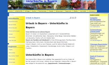 Ferien in Bayern - Modernes CMS Portal für Urlaub in Bayern